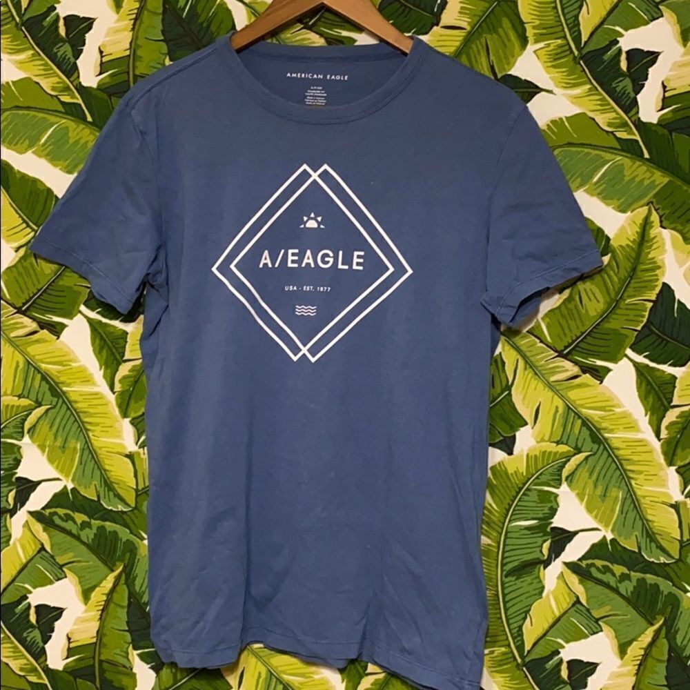 American Eagle Geometric Graphic Tee